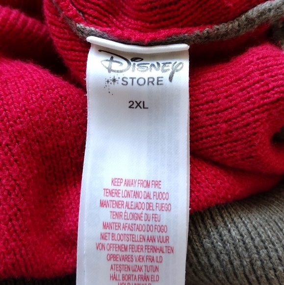 Disney Store Women's Sz 2X Mickey Mouse Pullover Scoopneck Sweater - Picture 12 of 13